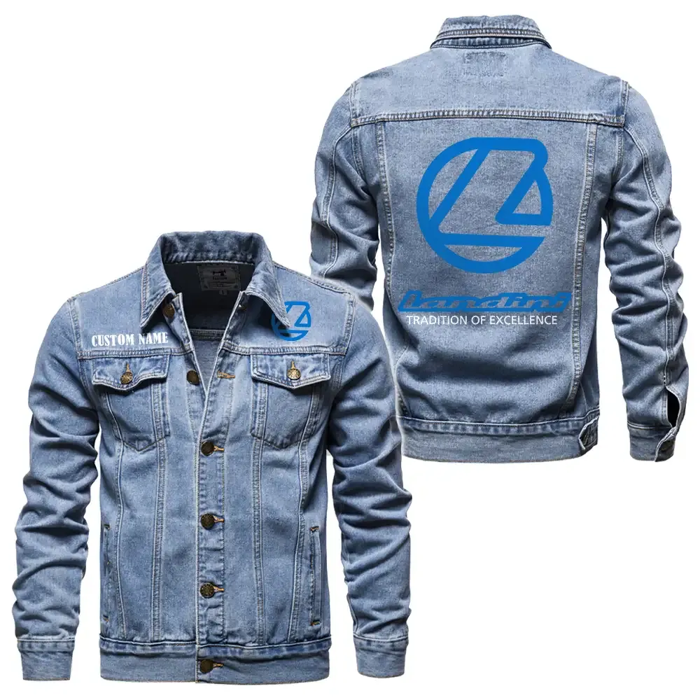 Robust Farm Machine Denim Jacket, Streetwear Denim with Attitude CAR190 - Light Blue