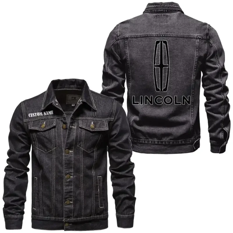 Stylish Crossover Denim Jacket, Rugged Denim for Gearheads CAR190 - Black
