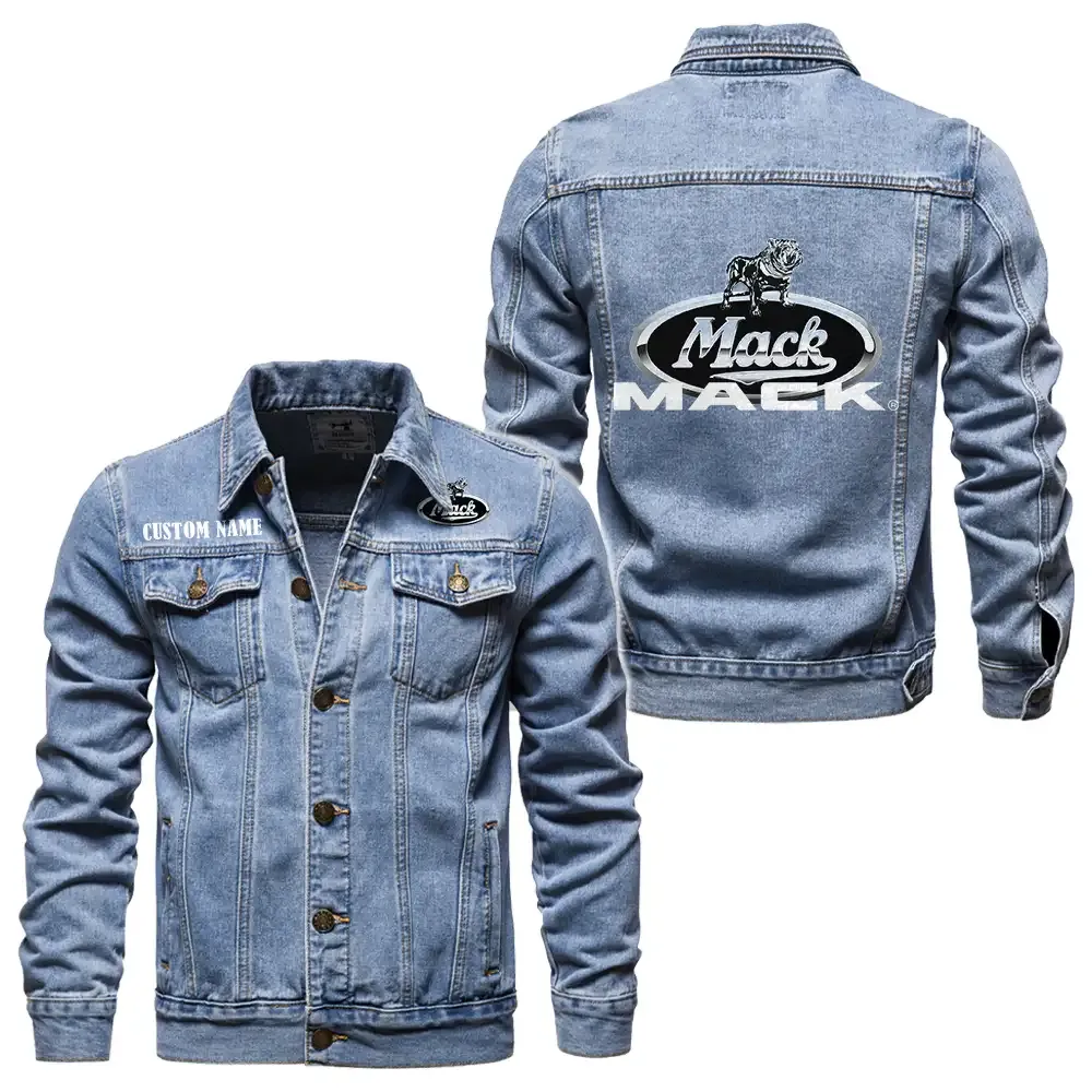 Commercial Lorry Denim Jacket, Rugged Style Everyday Denim CAR190 - Light Blue