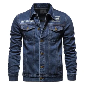 Industrial Hauling Auto Denim Jacket, Road Life Denim Ready CAR190 - Dark Blue