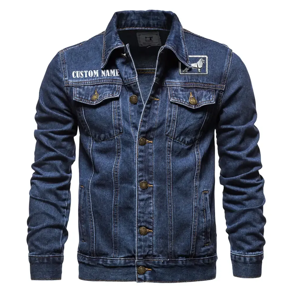 Industrial Hauling Auto Denim Jacket, Road Life Denim Ready CAR190 - Dark Blue