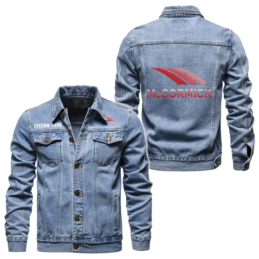Cultivation Vehicle Denim Jacket, All-Season Denim for Riders CAR190 - Light Blue