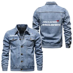 Track Monster Denim Jacket, Performance Denim for Riders CAR190 - Light Blue