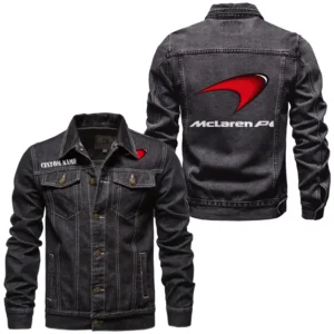 British Supercar Denim Jacket, Car Culture Denim Style CAR190 - Black