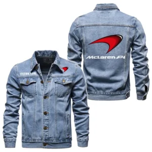 British Supercar Denim Jacket, Car Lover's Denim Jacket CAR190 - Light Blue