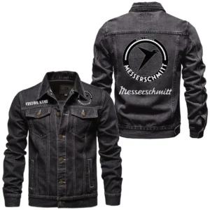 Classic Three-Wheeler Denim Jacket, Performance Denim for Riders CAR190 - Black