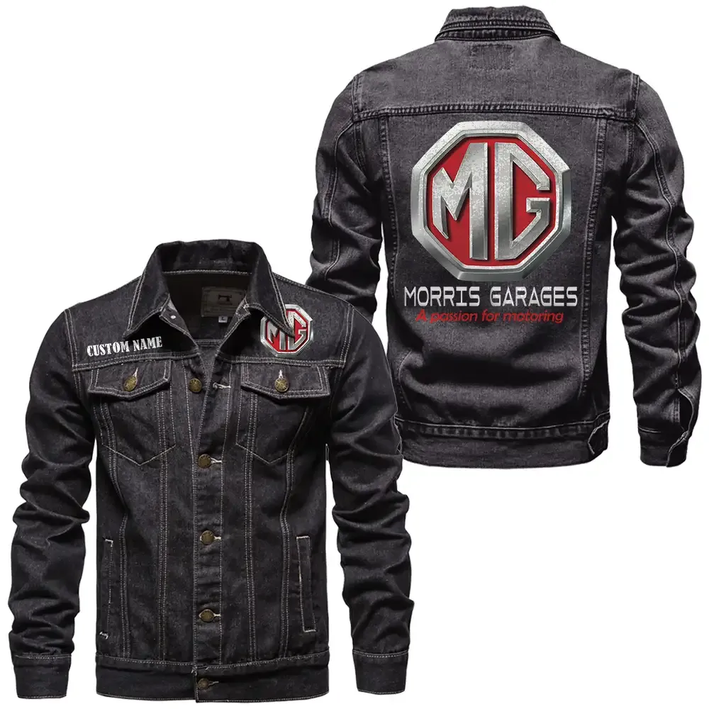 Heritage Vehicle Denim Jacket, Streetwear Denim with Attitude CAR190 - Black