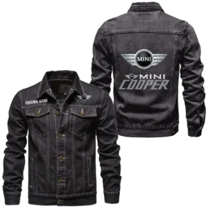 Tiny Cruiser Denim Jacket, Rider Lifestyle Denim Jacket CAR190 - Black