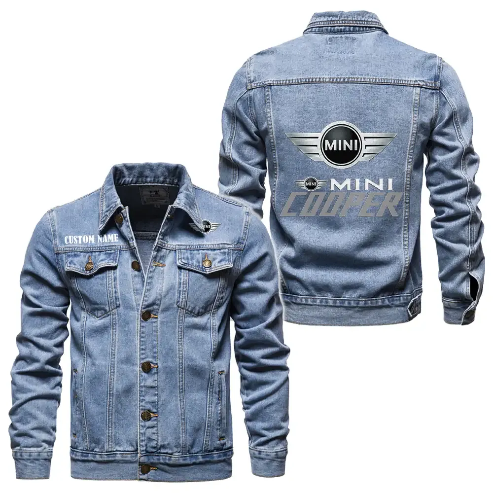Tiny Cruiser Denim Jacket, Denim Spirit for Drivers CAR190 - Light Blue