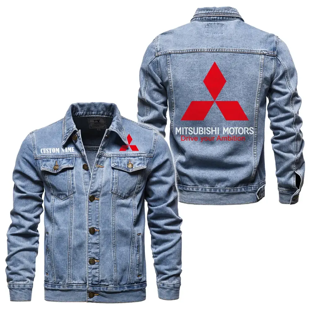 All-Terrain Vehicle Denim Jacket, Bold Denim for Riders CAR190 - Light Blue