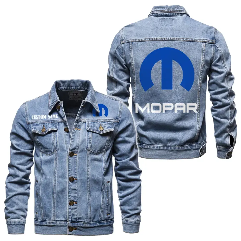 American Auto Upgrades Denim Jacket, Rider Lifestyle Denim Jacket CAR190 - Light Blue
