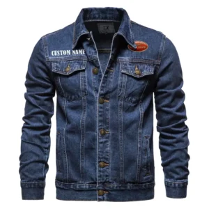 Vintage Cruiser Denim Jacket, Garage Life Denim Jacket CAR190 - Dark Blue