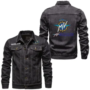 Sport Motorcycle Denim Jacket, Streetwear Denim with Attitude CAR190 - Black