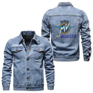 Sport Bike Denim Jacket, Performance Denim for Riders CAR190 - Light Blue