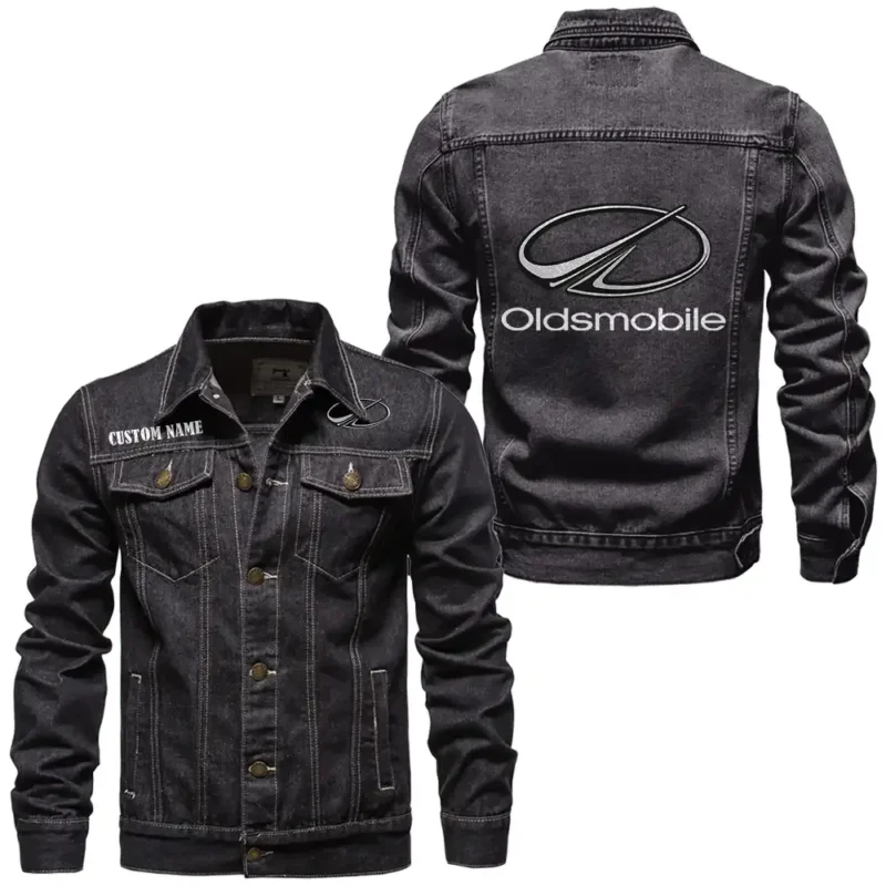 Two-Door Coupe Denim Jacket, Streetwear Denim with Attitude CAR190 - Black