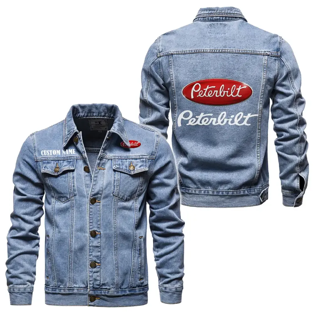 Heavy Truck Denim Jacket, Street Spirit Denim Jacket CAR190 - Light Blue