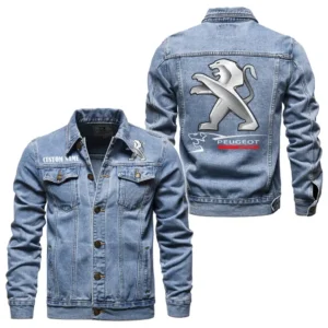 Mid-Size Car Denim Jacket, Garage Life Denim Jacket CAR190 - Light Blue
