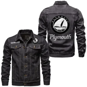 Vintage Car Denim Jacket, True Gearhead Denim Look CAR190 - Black