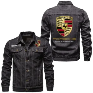 Track Day Machine Denim Jacket, Car Lover's Denim Jacket CAR190 - Black