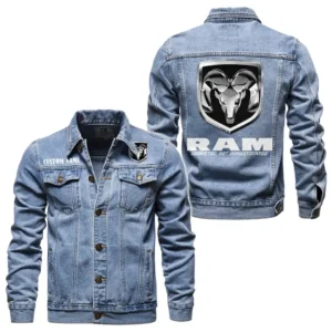 Full-Size Pickup Manufacturer Denim Jacket, Bold Denim for Riders CAR190 - Light Blue
