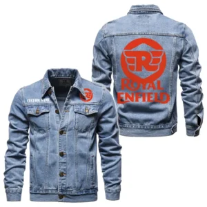 Vintage Two-Wheeler Denim Jacket, Street Spirit Denim Jacket CAR190 - Light Blue