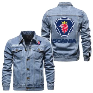Cargo Hauler Denim Jacket, All-Season Denim for Riders CAR190 - Light Blue