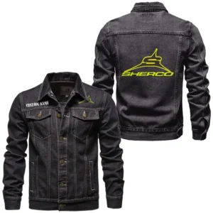 Motocross Bike Denim Jacket, Car Culture Denim Style CAR190 - Black
