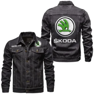 Mid-Size Sedan Denim Jacket, Rugged Jacket Garage Comfort CAR190 - Black