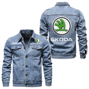 Mid-Size Sedan Denim Jacket, Garage Life Denim Jacket CAR190 - Light Blue