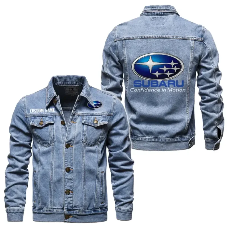 Mountain Ride Denim Jacket, All-Season Denim for Riders CAR190 - Light Blue