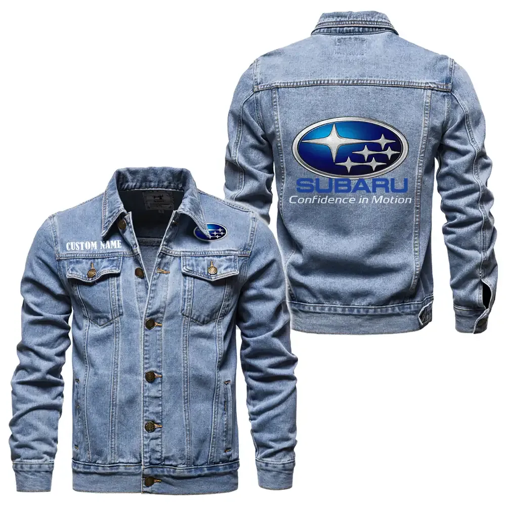 Mountain Ride Denim Jacket, All-Season Denim for Riders CAR190 - Light Blue