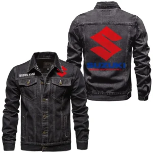 Speed Demon Denim Jacket, Denim Strength for Drivers CAR190 - Black
