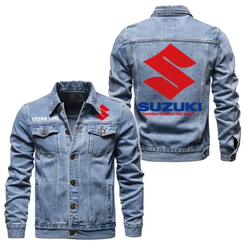 Street Racer Denim Jacket, Denim Jacket Built Tough CAR190 - Light Blue