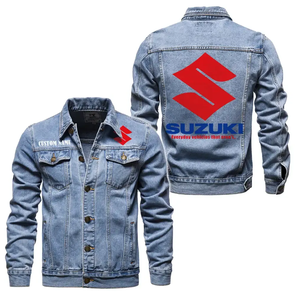Street Racer Denim Jacket, Denim Jacket Built Tough CAR190 - Light Blue