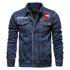 Agile City Bike Denim Jacket, Performance Denim for Riders CAR190 - Dark Blue