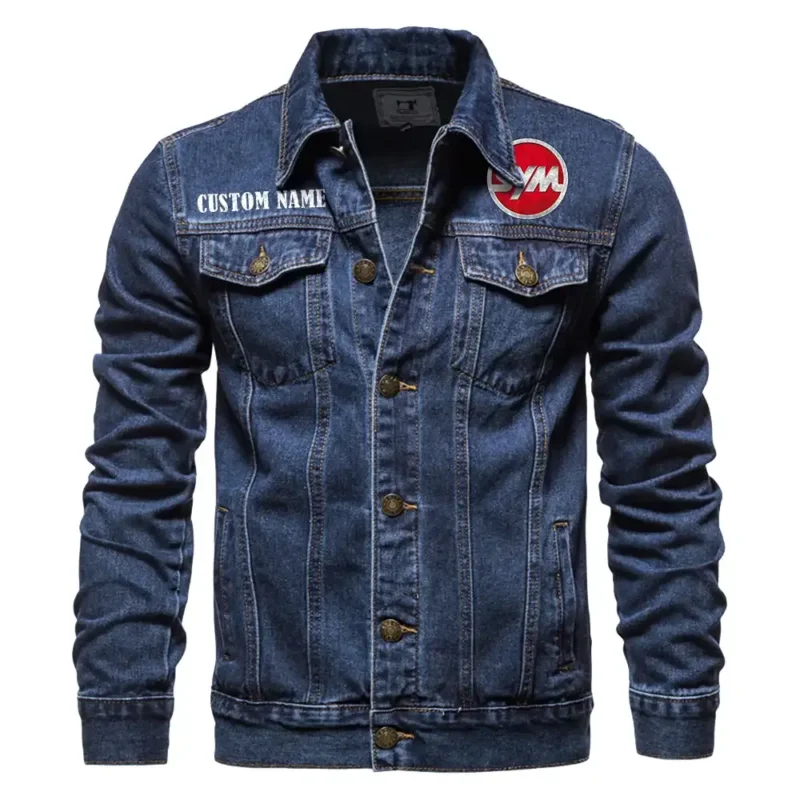 Agile City Bike Denim Jacket, Performance Denim for Riders CAR190 - Dark Blue
