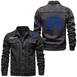 TrekMaster Equipment Denim Jacket, Durable Denim Road Spirit CAR190 - Black