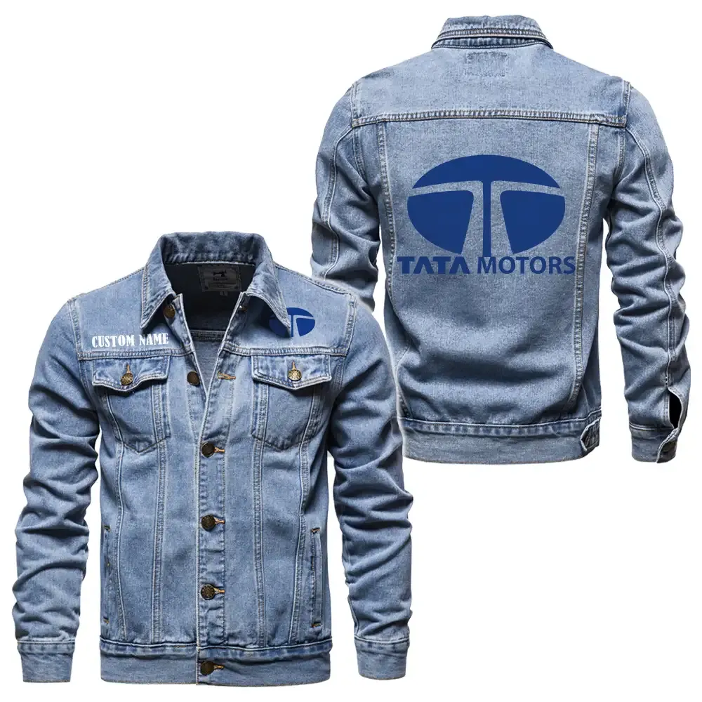 TitanPower Vehicles Denim Jacket, Denim Spirit for Drivers CAR190 - Light Blue