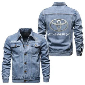 City Driver Denim Jacket, True Gearhead Denim Look CAR190 - Light Blue