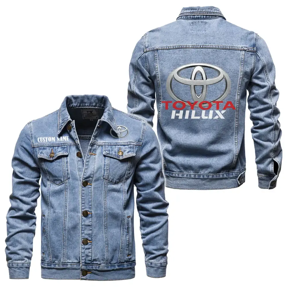 Off-Road Truck Denim Jacket, Everyday Rugged Denim Jacket CAR190 - Light Blue