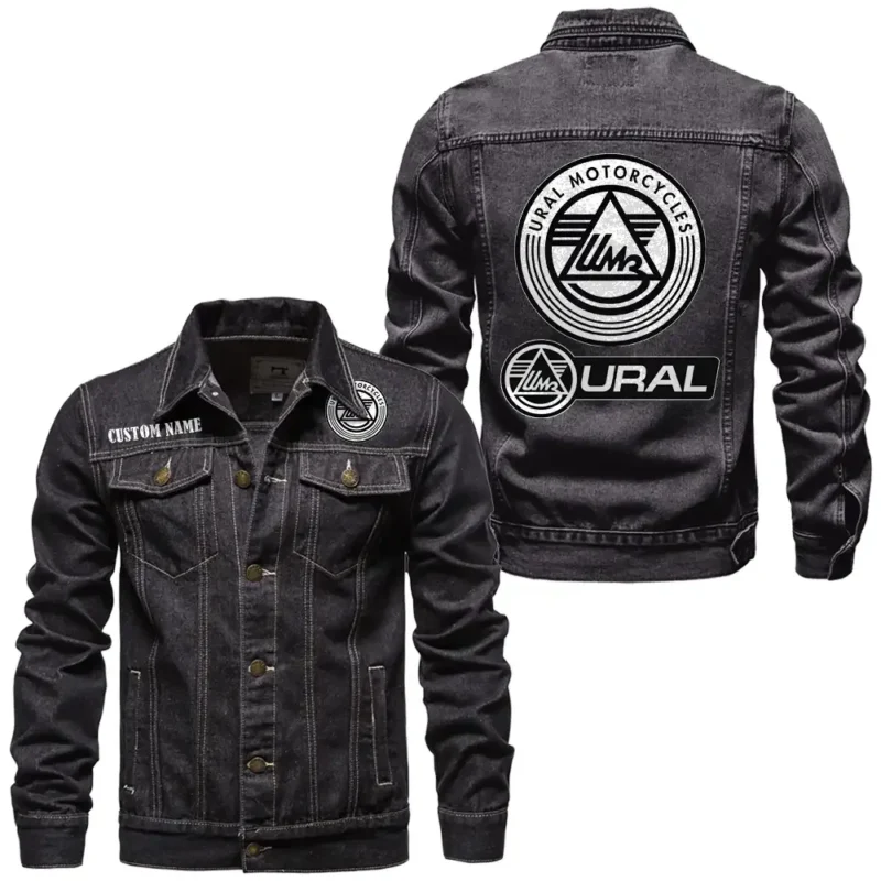 Expedition Motorcycle Denim Jacket, Motorcycle Pride Denim Style CAR190 - Black