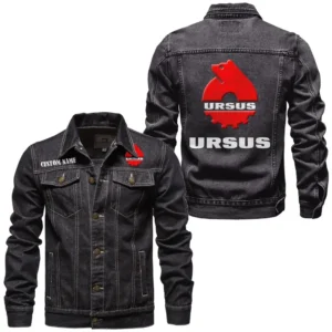 Power Farm Machine Denim Jacket, All-Season Denim for Riders CAR190 - Black