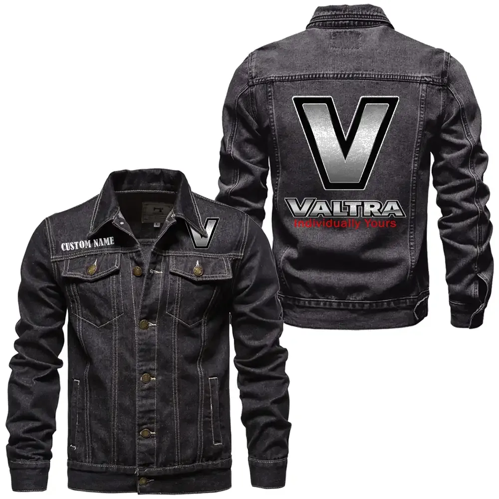 Sustainable Work Tractor Denim Jacket, Bold Denim for Riders CAR190 - Black