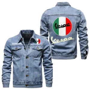 Sportbike Denim Jacket, Ride Bold in Denim CAR190 - Light Blue