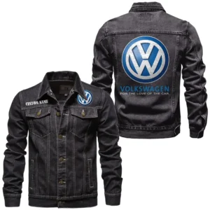 Family Car Denim Jacket, Motorcycle Pride Denim Style CAR190 - Black